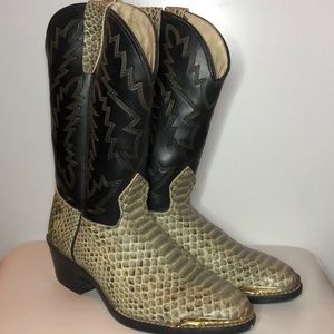 LAREDO  Faux Snakeskin Young Mens Boots
